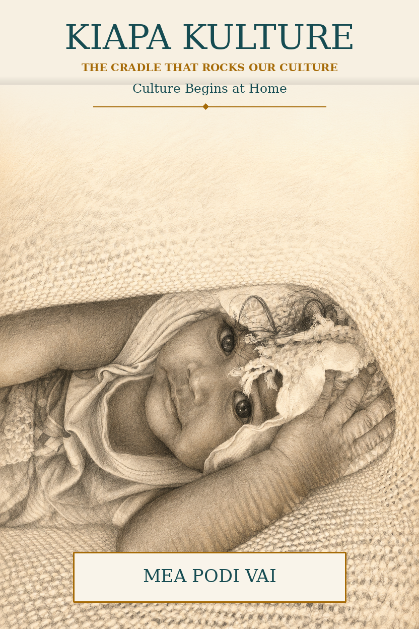 KIAPA KULTURE - The Cradle That Rocks Our Culture